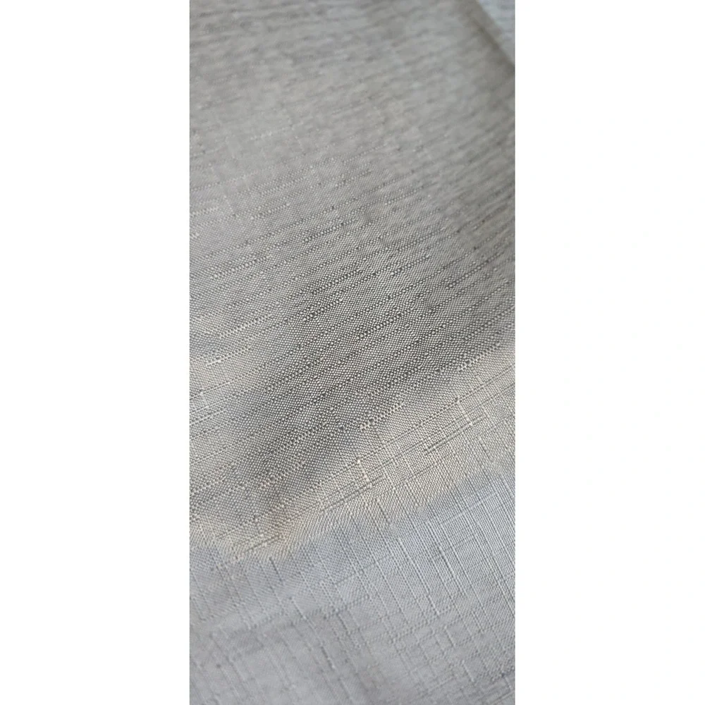 Barossa Design Gray Waffle Weave Hookless Shower Curtain, extra Snap-Liner 70x57